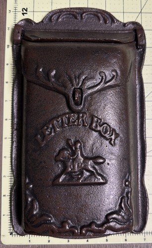 Cast iron mailbox - iron,