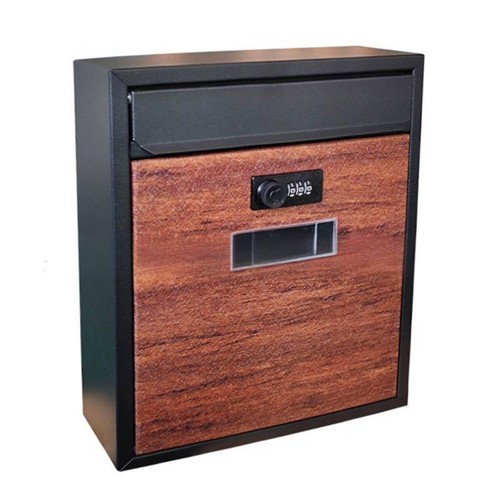 Sturdy iron letter box with - iron,