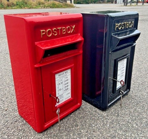 Cast iron letter box - letter,