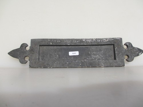 Large vintage iron letterbox - iron,