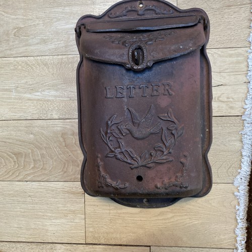 Cast iron mailbox metal - /,
