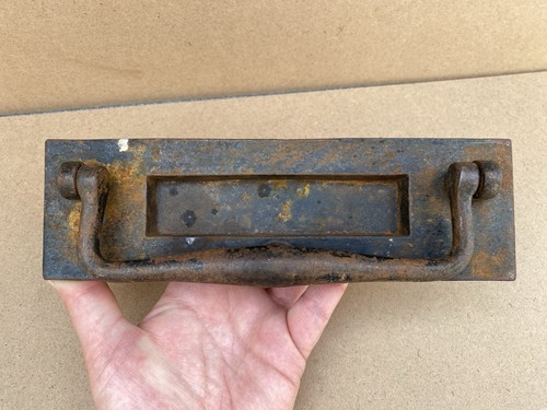 Antique original iron letter - antique,