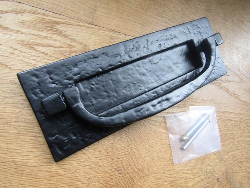 Rustic iron letter plate - rustic,