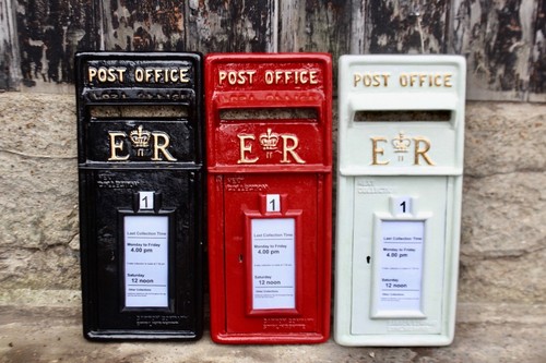 Post box letterbox front - post, er