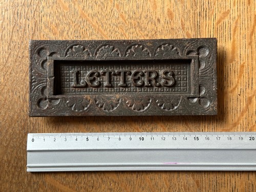 Antique victorian iron - antique, letter