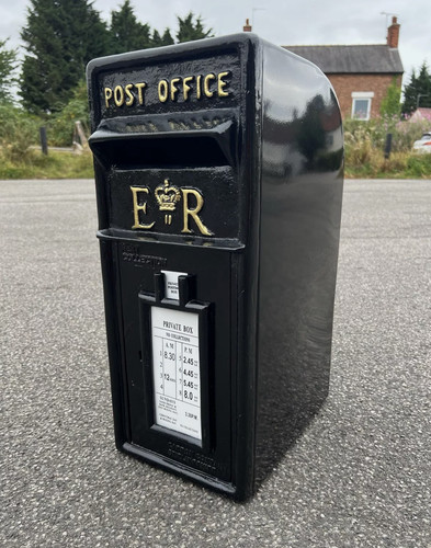 Royal mail black post - black,