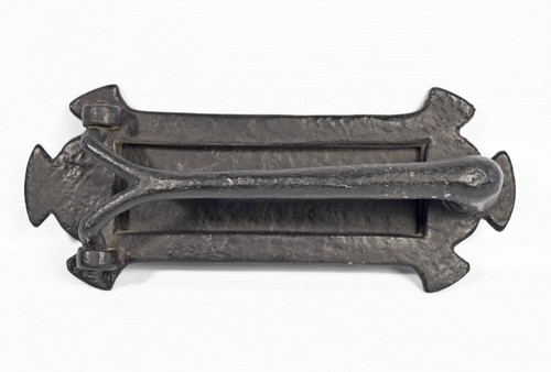 Vintage cast iron letterbox - vintage,