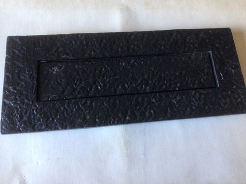 Cast iron letter box - cast, plate