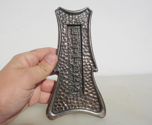 Antique iron letterbox letter - antique,