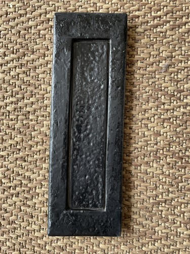Black cast iron letter - cast, box