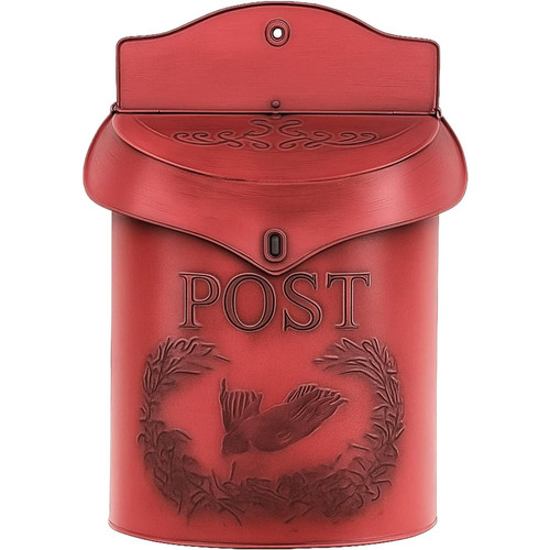 Vintage wall mounted red - wall-mounted,