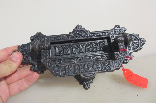 Vintage iron door - door, letterbox