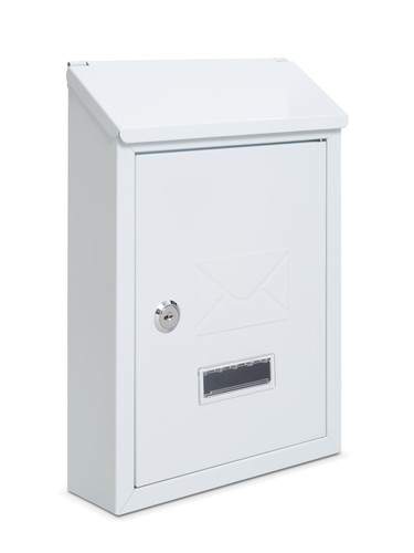 Wall mounted post box with - wall,