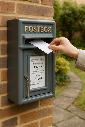 Post box wall mount letterbox - wall,