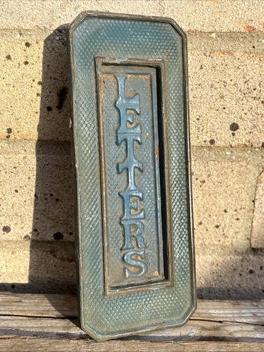 Antique cast iron - cast, letter